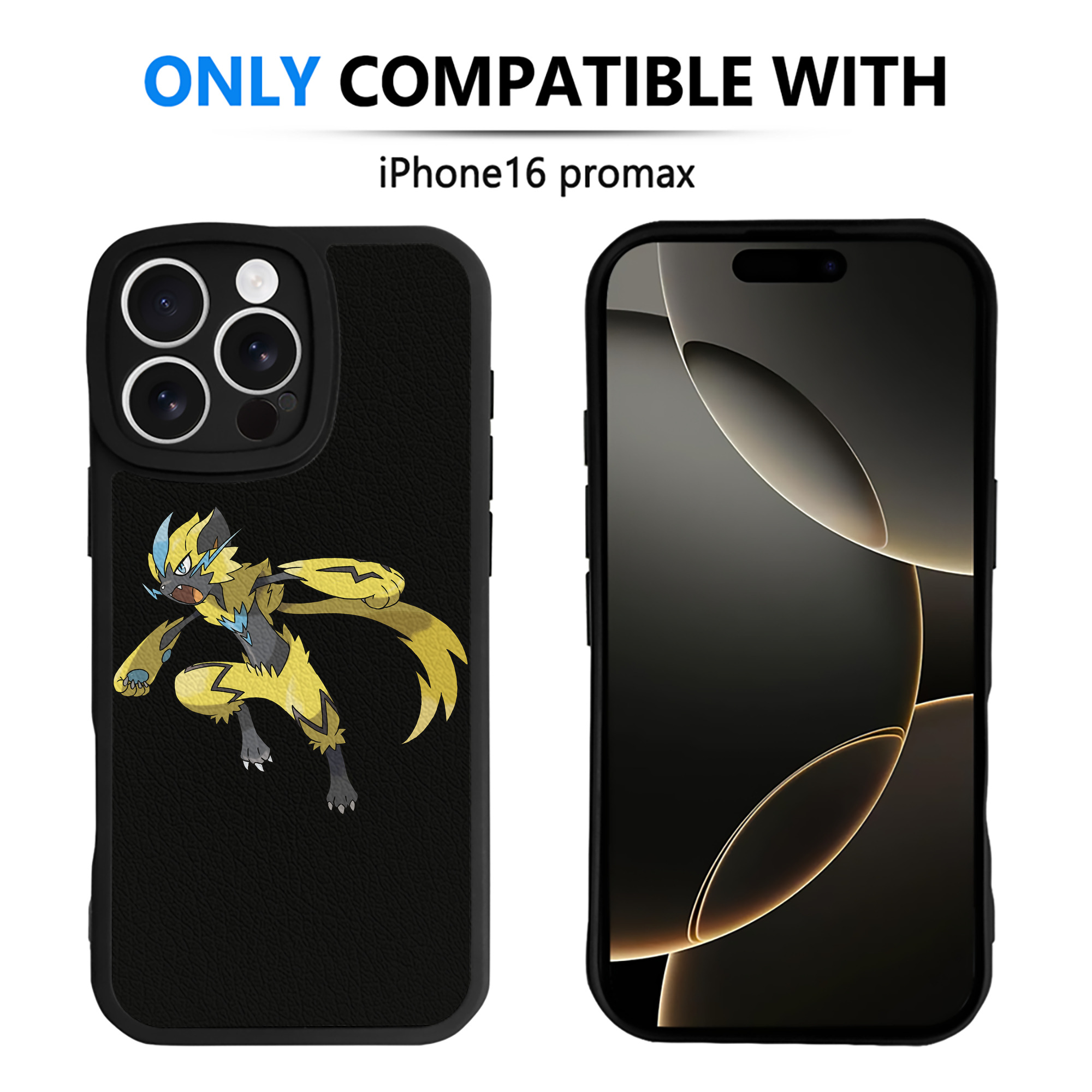 （画像用） ポケットモンスター Pokémon 【iPhone 16シリーズ対応】シリコンスマホケース（レザー調） 材質：シリコン